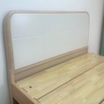 AVIATE Solid Rubberwood Bed Frame-White Wash - Image 8