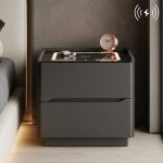 A05 Smart Charging Bedside Table-Grey