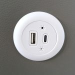 B01 Smart Charging Bedside Table-White - Image 10