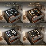 B01 Smart Charging Bedside Table-White - Image 11