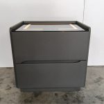 A05 Smart Charging Bedside Table-Grey - Image 3
