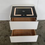 A05 Smart Charging Bedside Table-White - Image 5