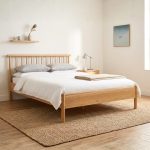 FALCON Solid Ash Wood Bed Frame-Natural - Image 2