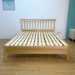 FALCON Solid Ash Wood Bed Frame-Natural - Image 5