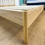 FALCON Solid Ash Wood Bed Frame-Natural - Image 6