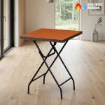 APPIA Melamine Top Foldable Table-Maple