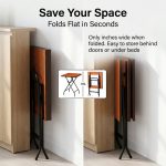 APPIA Melamine Top Foldable Table-Maple - Image 4