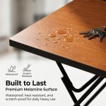 APPIA Melamine Top Foldable Table-Maple - Image 2