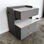 B01 Smart Charging Bedside Table-Grey - Image 9