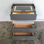 B01 Smart Charging Bedside Table-Grey - Image 8