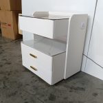B01 Smart Charging Bedside Table-White - Image 4
