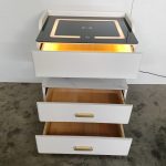 B01 Smart Charging Bedside Table-White - Image 6