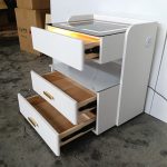 B01 Smart Charging Bedside Table-White - Image 7