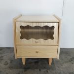 B18 Solid Ash Wood Bedside Table-Natural - Image 8