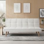 BASEL 3 Seater Sofa Bed-Beige
