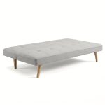 BASEL 3 Seater Sofa Bed-Beige - Image 4