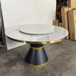 BASTIA D135cm Sintered Stone Round Table-White - Image 5