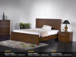 BD-2817(5B)BC | BD-2817(6B)BC Wooden Bed Frame-Walnut - Image 2
