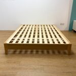 BORA Solid Ash Wood Platform Bed-Natural - Image 8