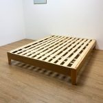 BORA Solid Ash Wood Platform Bed-Natural - Image 9