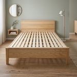 CARDIFF Solid Ash Wood Ambient Light Bed Frame-Natural - Image 2