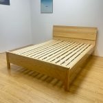 CARDIFF Solid Ash Wood Ambient Light Bed Frame-Natural - Image 5
