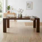 CLARKSON 218x100cm Wooden Dining Table-Cocoa