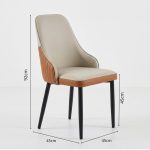CUBEE Cushion Dining Chair-2 Colors - Image 6