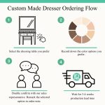 [Customise] VOLDA Full Melamine Dressing Table Set - Image 3