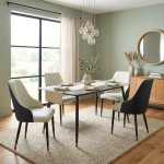 DORRIE 4 Seater Sintered Stone Dining Table-Grey - Image 6