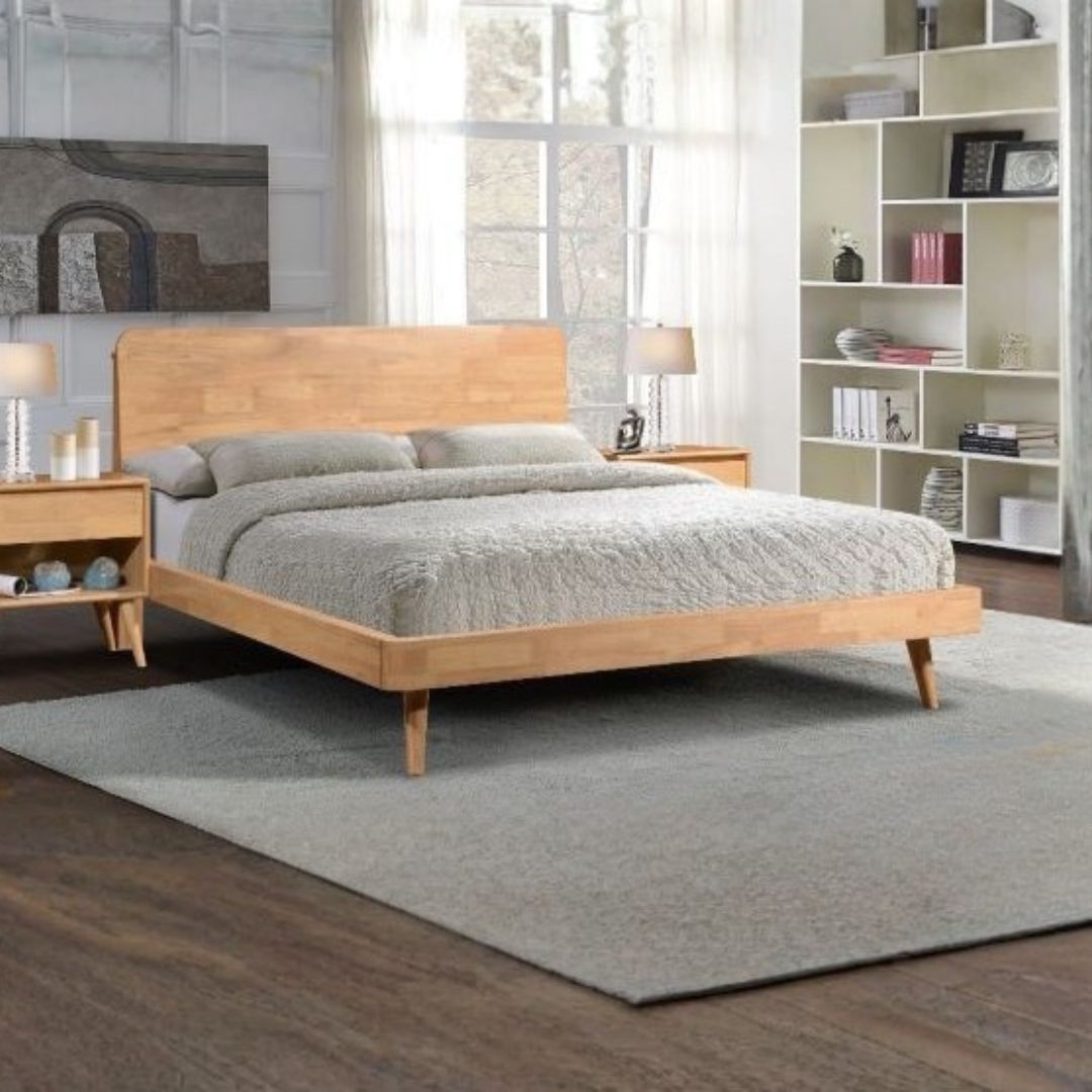 EDBD3918(5B)-pf EDBD3918(QB-5.0F)R000BC | EDBD3918(KB-6.0F)R000BC Bed Frame-Walnut - Image 1
