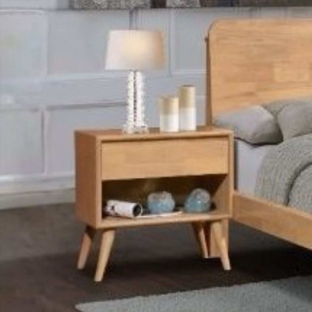 EDBD3918(5B)-side-pf EDBD3918(ST-1DRW)R000BC Bedside Table - Image 1