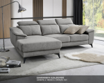 EDSD5550(FX-3LSL)DGY003 3 Seater Sofa With L Shape - Image 2
