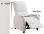 EDSD5712(FX-1SPB)BEI001 1 Seater Sofa with Push Back - Image 3