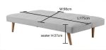 EDSD5714(FX-SBED)BEI001 Sofa Bed-Beige - Image 3