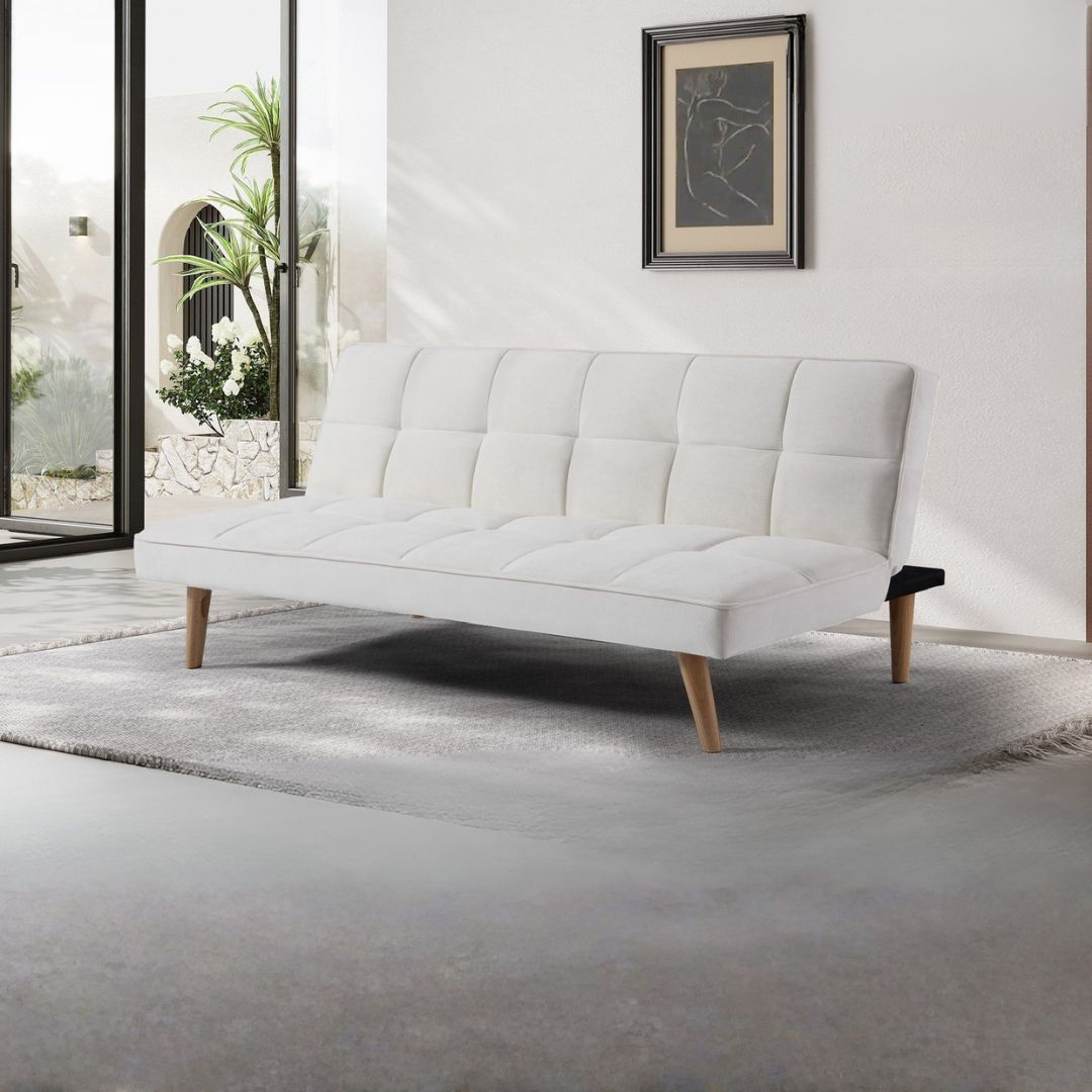 EDSD5714(FX-SBED)BEI001-pf EDSD5714(FX-SBED)BEI001 Sofa Bed-Beige - Image 1
