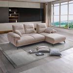 EDSD5897(FX-3LSR)CRM004 3 Seater Cream with L Shape