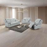 EDSD5905(FX-SSRR)LGY006 1 + 2 + 3 Seater Set Sofa-Light Grey