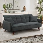 FAIRY 3 Seater Sofa Bed-Grey - Image 2