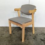GALLE Wooden Arm Chair-Natural - Image 2