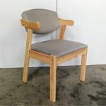 GALLE Wooden Arm Chair-Natural - Image 3
