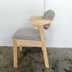 GALLE Wooden Arm Chair-Natural - Image 4