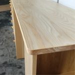 GALLE Solid Ash Wood Extendable Dressing Table-Natural - Image 11