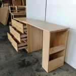 GALLE Solid Ash Wood Extendable Dressing Table-Natural - Image 10