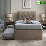 GUSTO Pet Friendly Single Size Pullout Bed-Brown