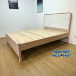 ALTUS Solid Rubberwood Bed Frame-White Wash - Image 3