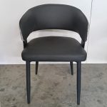 HANCOOK Dining Arm Chair-Black - Image 8
