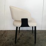 HANCOOK Dining Arm Chair-Cream - Image 4