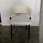 HANCOOK Dining Arm Chair-Cream - Image 9