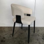 HANCOOK Dining Arm Chair-Cream - Image 6